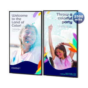 Model Number:MWE665 Dual Sided Digital Sign High Brightness Integrated Double Sided window advertising display screen