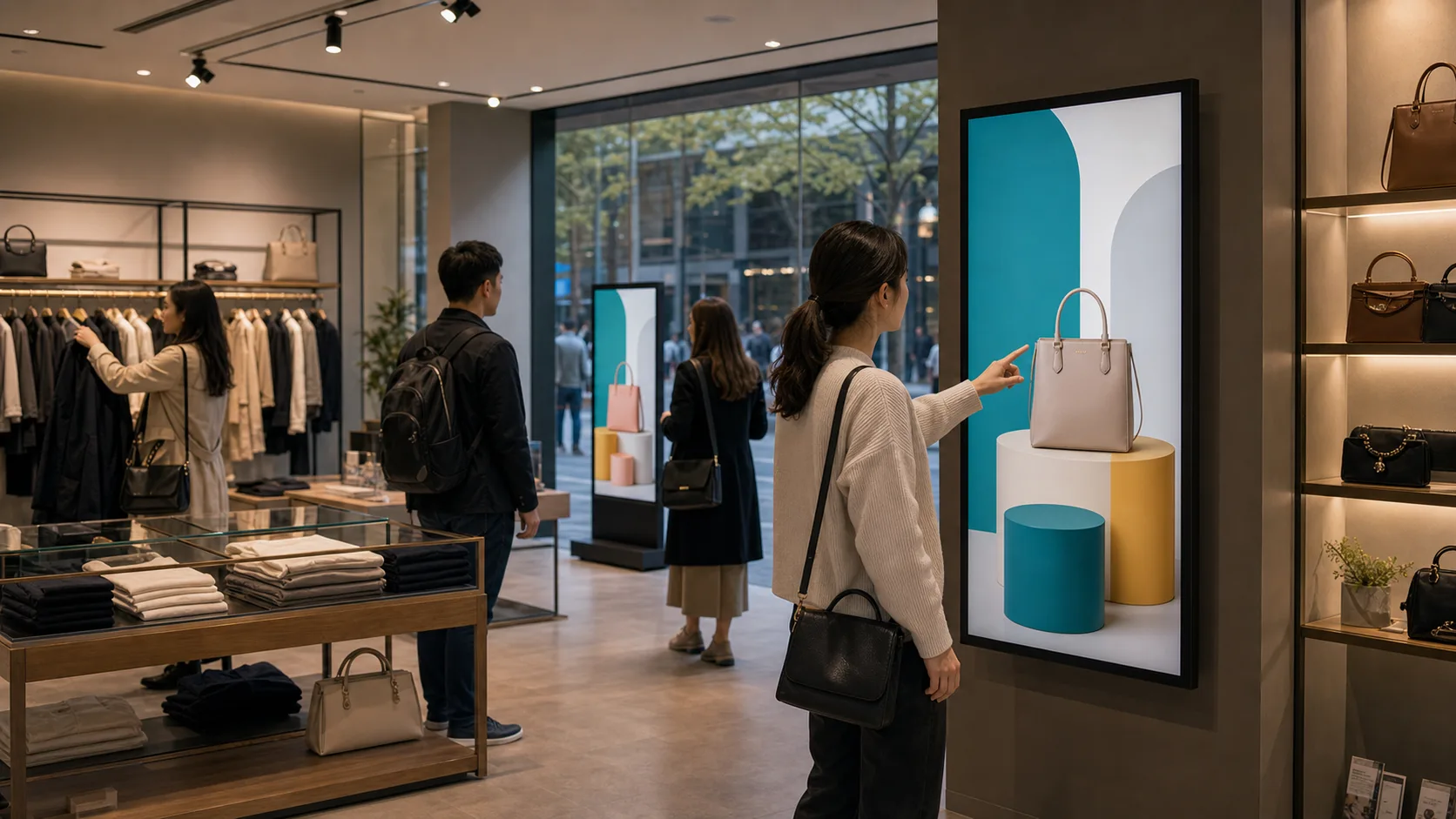Esperienza del cliente al dettaglio guidata dalla sinergia tra contenuti e hardware nell'ambiente del negozio
