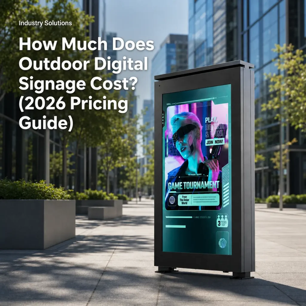 How Much Does Outdoor Digital Signage Cost? (2026 Pricing Guide)