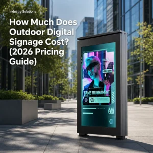 How Much Does Outdoor Digital Signage Cost? (2026 Pricing Guide)